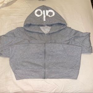 ALO oversize Zip sweater